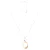 Orphelia ‘Isotta’ Dames 925 Sterling Zilveren Ketting met Hanger – Zilver/Roze ZK-7192