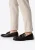 Wittchen Heren Leren Mocassins met Perforaties, Donkerbruin, Natuurlijk Leer