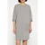 10DAYS Sweat Dress Pinstripe Graphite