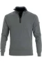 Redmond Half-Zip Sweater grijs, Effen