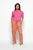 Caroline Tensen Florida Print Broek Roze / Oranje