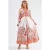 Floral Maxi-jurk met Paneelontwerp