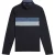 Ted Baker Heren Quarter Zip Fleece Top (Marine)