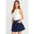 Slim-Fit Halterhals Jersey Blouse
