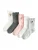 Cool Club Sokken  lichtgrijs / donkergrijs / rosa / wit