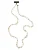 Cheeky Chain Munich Smartphonehoesje ‘Fiji’  goud / parelwit