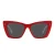 DSquared2 Dames/Dames Icon Vlinder Zonnebril (Rood/zwart)