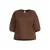 GREAT LOOKS jacquard sweater met bloemenprint donkerbruin