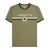 Lambretta Heren Target Ringer T-shirt (Khaki)