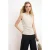 TRENDYOLMİLLA Dames Beige Effen Mouwloos Getailleerd Blouses