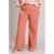 Yest Curve regular high waist broek roze