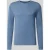 Christian Berg Men Gebreide pullover van katoen met ronde hals