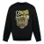 Cavalli Class Luipaardprint Logo Zwarte Trui
