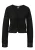 QS Gebreid vest  zwart