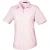 Premier Dames/Dames Popeline Blouse met Korte Mouwen (Roze)
