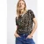 Street One Dames Shirt met leopatroon in Zwart
