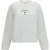 MM6 Witte Katoenen Sweatshirt