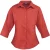 Premier Dames/Dames Popeline 3/4 Mouwen Blouse (Rood)