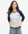 Superdry Vrouwen Essential Baseballtop met Logo en Lange Mouwen Blauw
