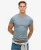 Superdry Mannen Essential T-shirt van Biologisch Katoen met Logo Blauw