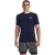 Under Armour Heren HeatGear Mesh Panel Fitted T-shirt (Middernacht marine)