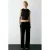 MANGO TEEN casual broek – zwart