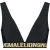 Malelions Women Venetian Bikini Top | Black
