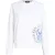 Karl Lagerfeld Degrade Logo Sweatshirt White