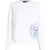 Karl Lagerfeld Degrade Logo Sweatshirt White