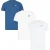 3-pack Nike Sportswear Club T-shirts voor Heren in Blauw/Wit/Wit