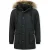 Tony Backer Lange winterjas met grote bontkraag