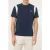 FILA Empoli Regular Blocked Towelling T-shirt Black Iris-egret