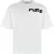 Off White Heren Shred Skater T-Shirt (Wit, Zwart)