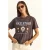 Geborduurde Tekstprint Relaxed Fit T-Shirt