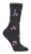 Heat Holders Dames Ultra Lite thermo geklede sokken – Houtskool Bloemen (Bellis)