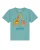 watabout.kids Shirt  cyaan blauw / roestbruin / donkerbruin / goudgeel