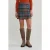 River Woods Multi Checked Short Buttoned Skirt