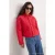 TRENDYOLMİLLA Dames Rood Effen Oversized Winter Jassen