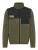 BLEND Fleece jas ‘Mas’  groen / zwart / wit