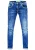 Jeansbroek “LEVIN” met neongroene contrastnaad