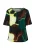 s.Oliver BLACK LABEL Blouse  gemengde kleuren / zwart