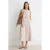 TRENDYOLMİLLA Dames Beige Effen Midi Mouwloos A-lijn Jurken