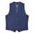 Lambretta Heren Spencer Geruite Gilet (Marineblauw)