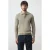 Mango Man regular fit gebreide polo – middengrijs