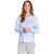 PJ Salvage Dames-top met sneeuwvlokmotief en relaxte pasvorm (Lichtblauw)