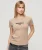 Slimfit Sport Luxe Graphic Topje Lichtgrijs