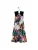 Desigual Zomerjurk ‘Tropical’  turquoise / groen / donkeroranje / zwart