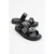 Finezza Leer Two-Strap Sandaal (Women)