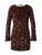 TOPSHOP Cocktailjurk ‘MARIA’  bruin