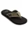 QUIKSILVER Teenslippers ‘Monkey Abyss’  olijfgroen